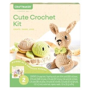 Craftmaker Cute Crochet Kit